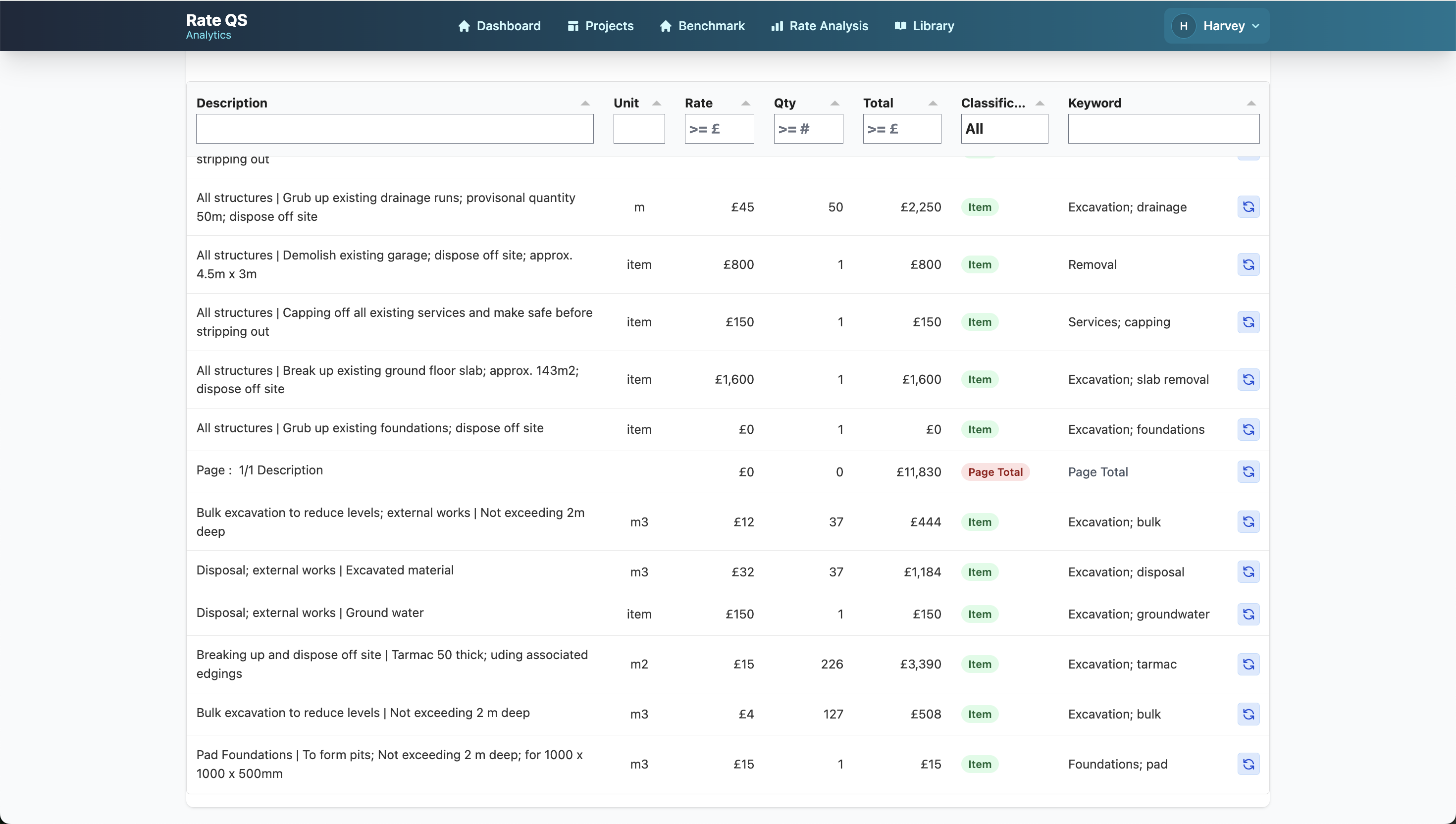 Upload your BoQ documents with ease